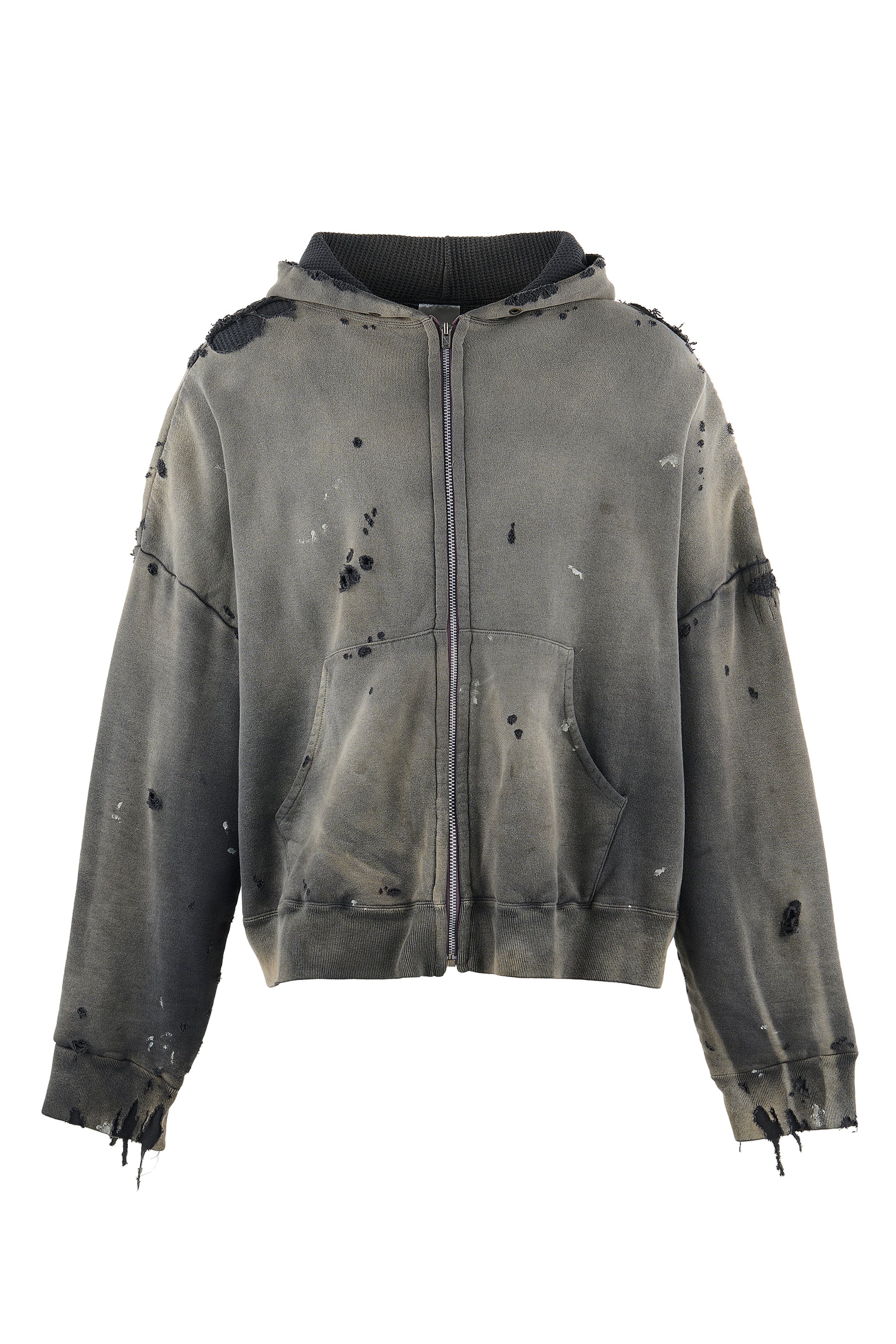 SAINT Mxxxxxx セイントマイケル SS25 ZIP UP HOODIE/DOUBLE FACE