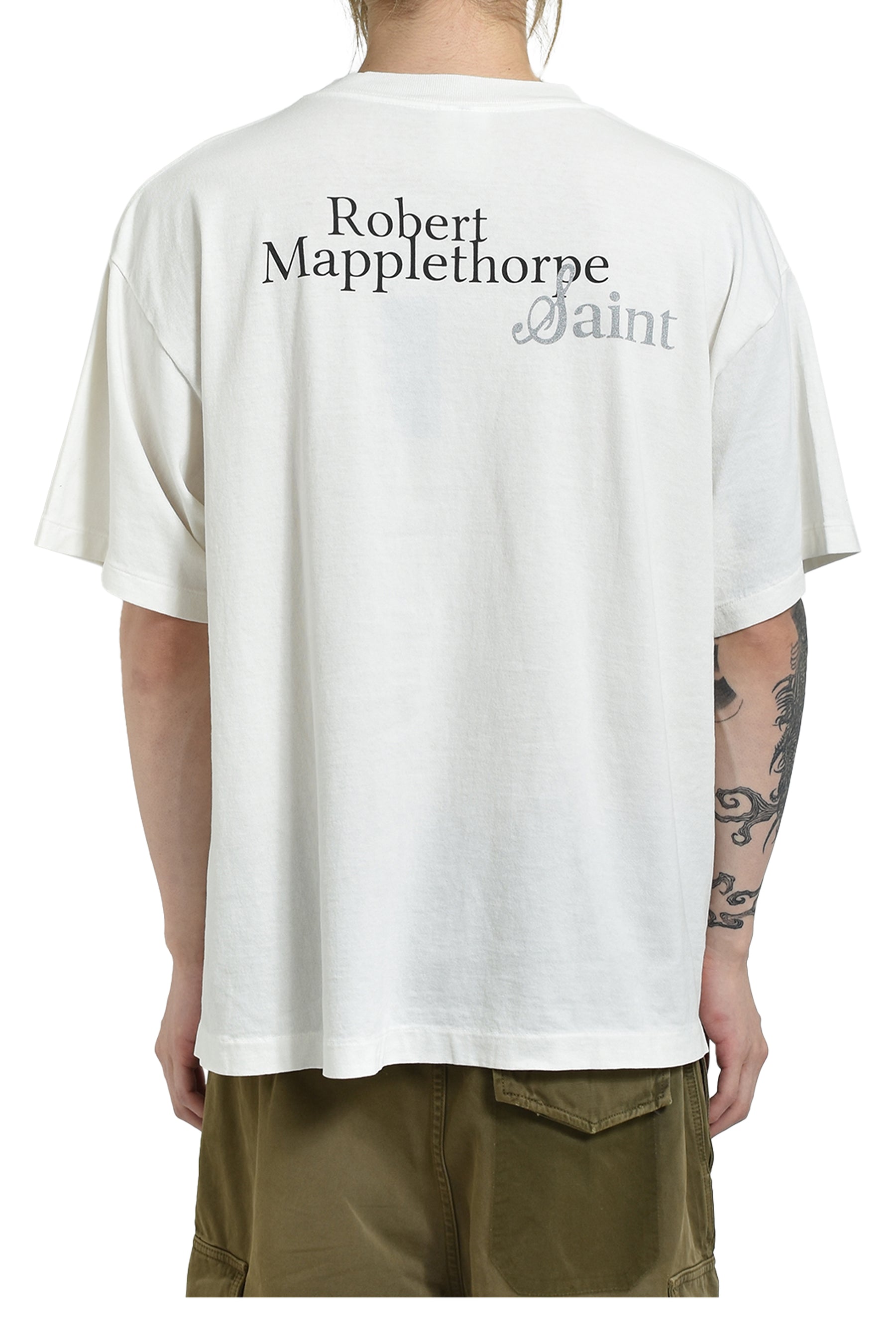 SAINT Mxxxxxx × Robert Mapplethorpe SS25 MT_SS TEE/PORTRAIT / WHT
