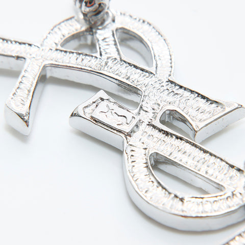 イヴ・サンローラン YVES SAINT LAURENT YSL ロゴ ラインストーン