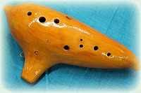 ヨシツカオカリナ SF 管 紺色 中古品 専用ケース付き 蔵出し ヨシツカ