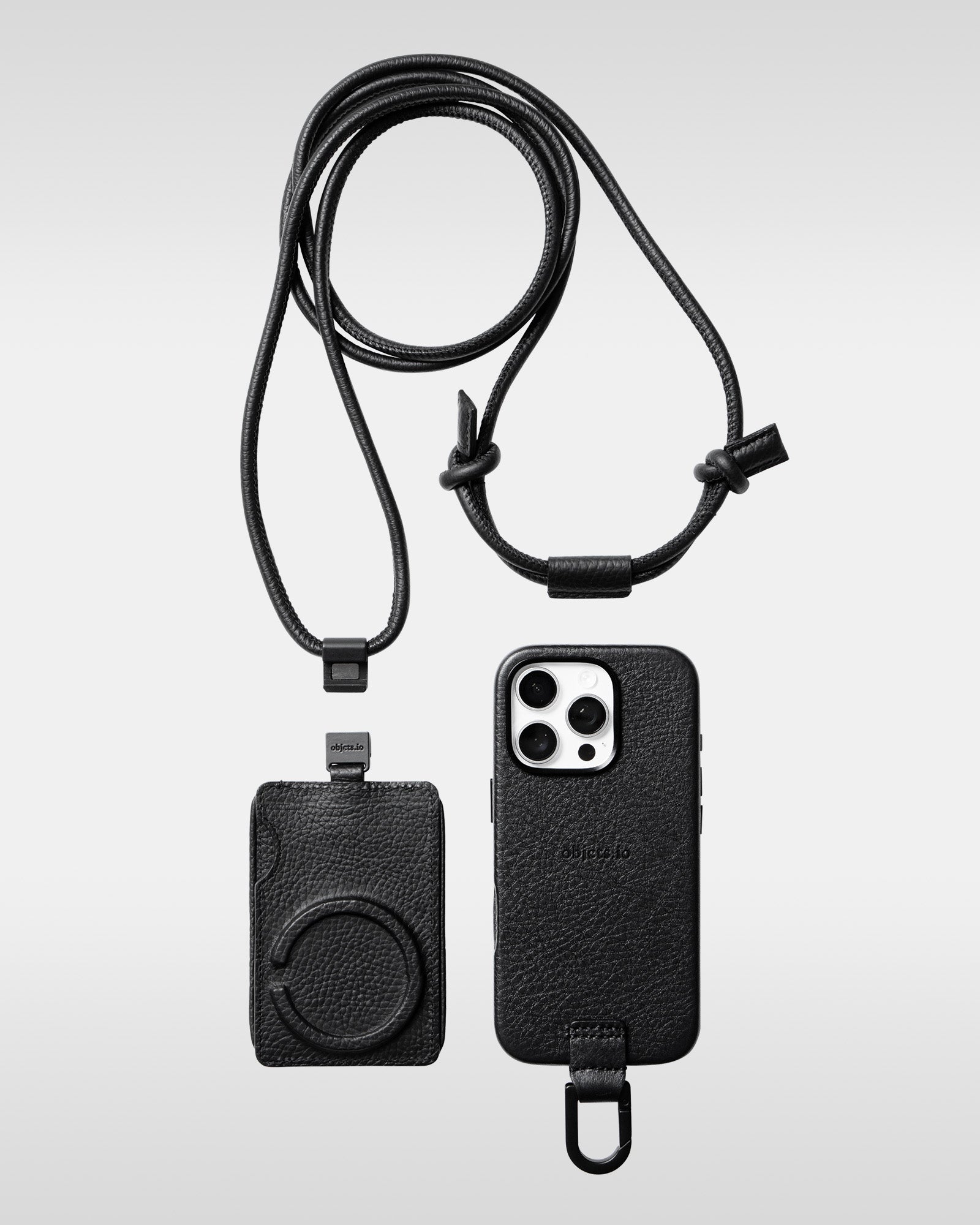 objcts.io】 iPhone 15 pro用 ケース+カードケース objcts.io】 iPhone