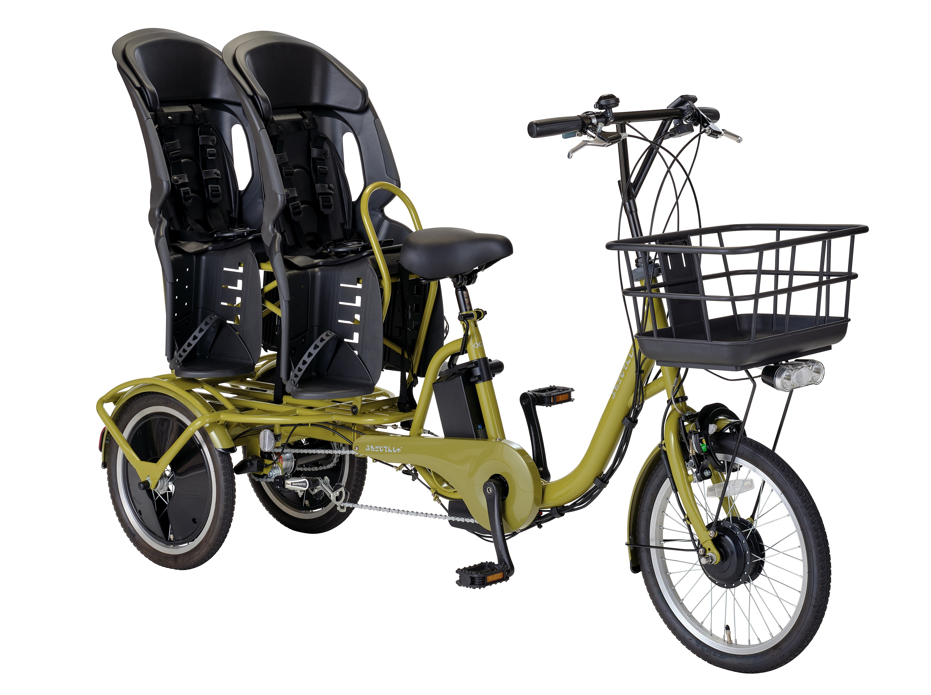 ふたごじてんしゃ 電動アシスト もみのき色 ふたごじてんしゃに関する