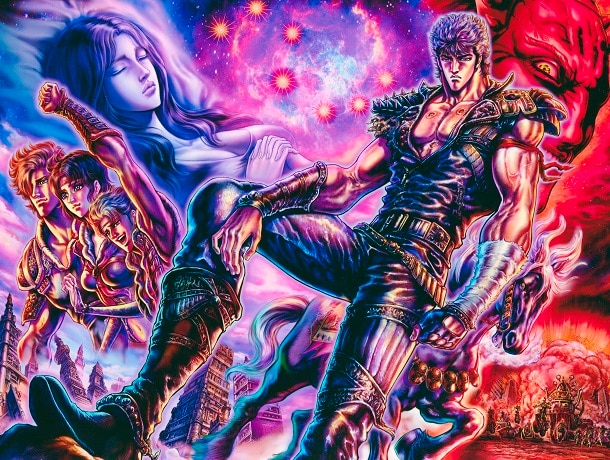 北斗の拳」のカット。 (c)武論尊・原哲夫/NSP 1983 [画像ギャラリー 4