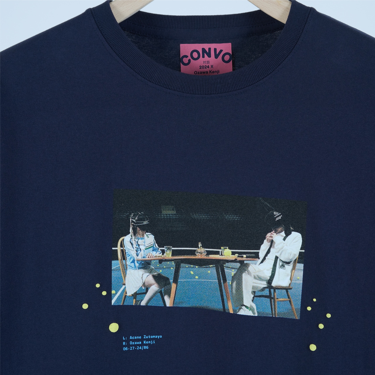HMV冊子付】ずっと真夜中でいいのに。 Tシャツ 小沢健二 ACAね サイズL