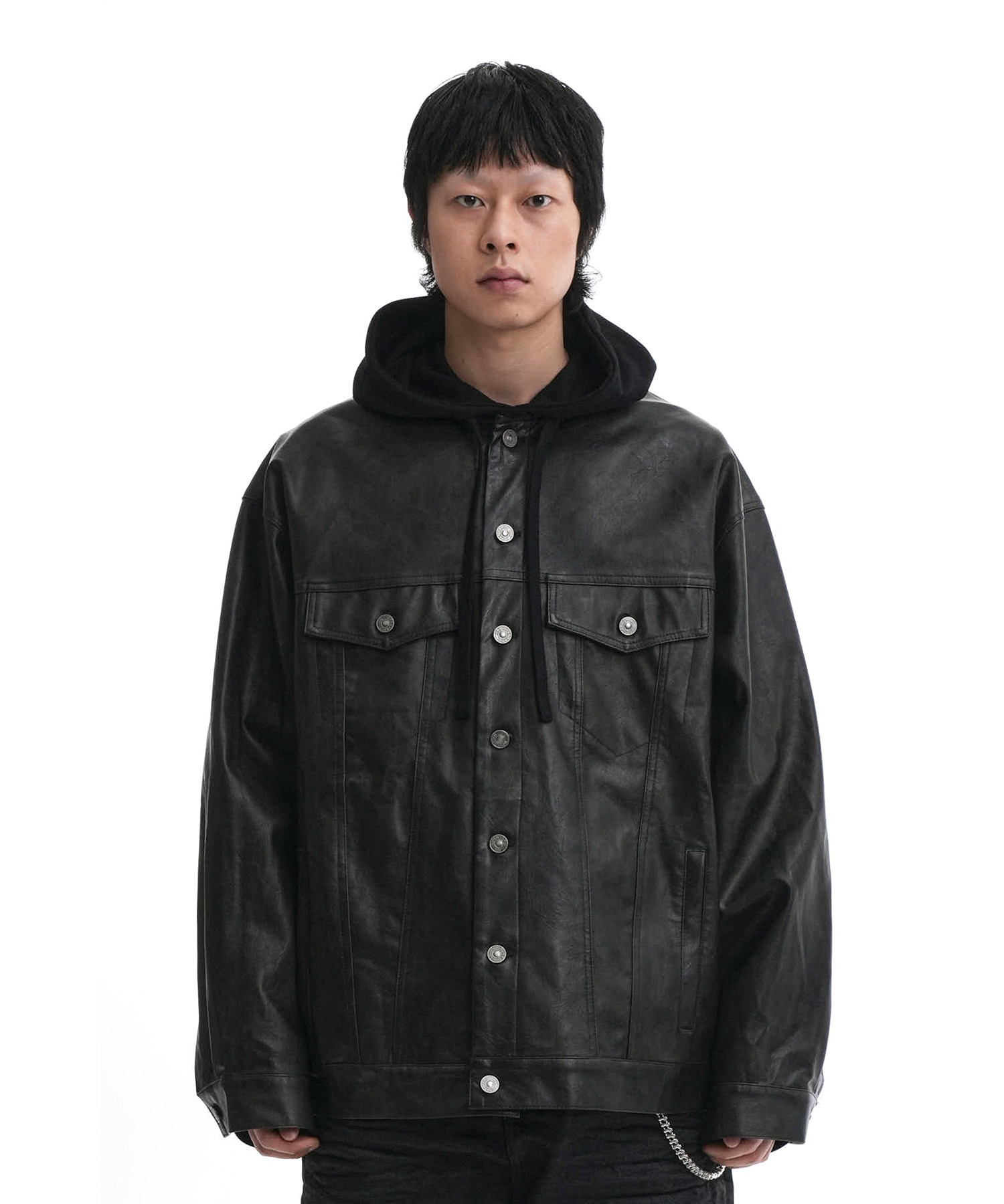 OVERDESIGN - OVERDESIGN OVERDESIGN premium レザー装飾ダメージ加工