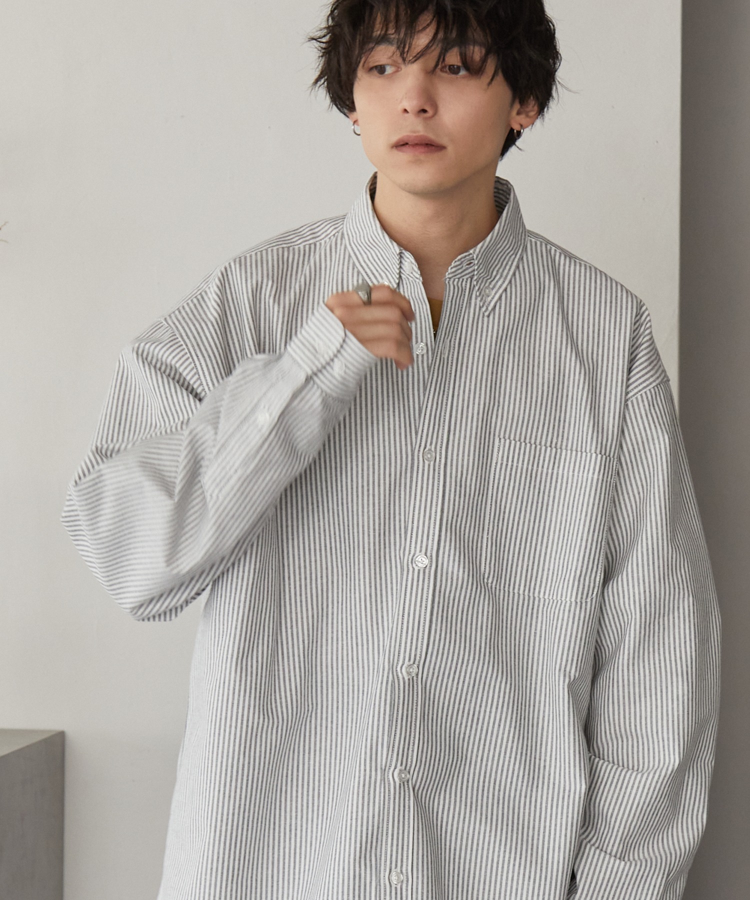 HECT】Big Oxford BD L/S Shirt / ビッグシルエットボタンダウン