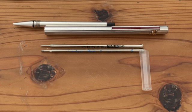 古いカルティエのボールペンリフィル | okakohei.com