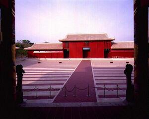 写真パネル貼り 首里城(部分) 写真パネル貼り 首里城(部分) 写真パネル