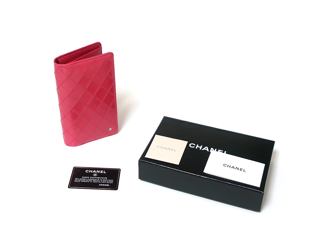 シャネル ビコローレ マトラッセ ココマーク カーフ 長財布 A46356