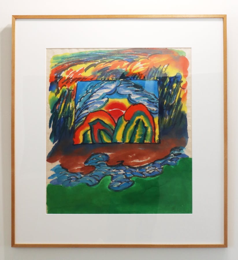 掛け軸 草風 『 四季花 』 絹本 希少 軸装 茶道具 掛軸 美品 です