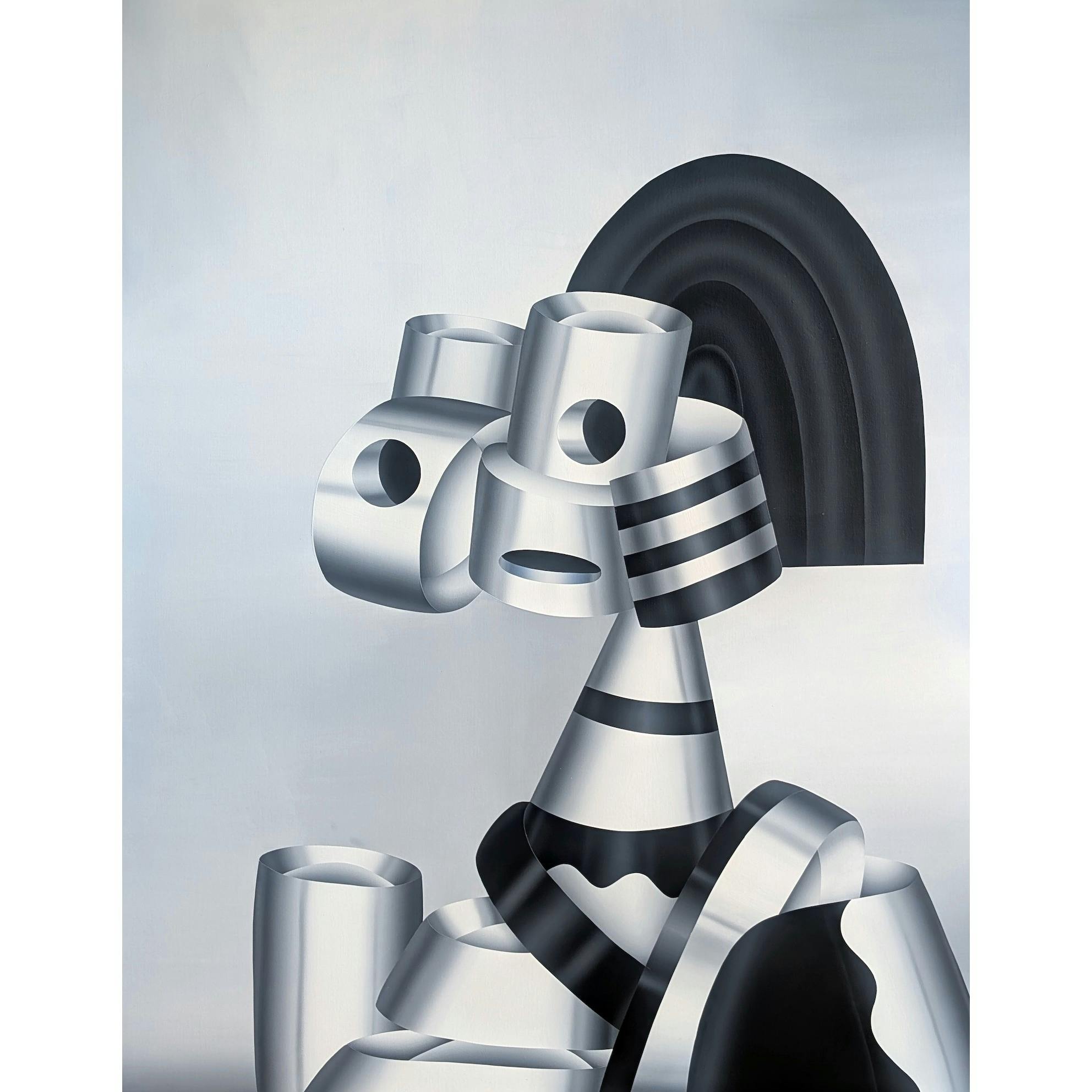 ジョフレジョ Geoffrey Bouillot アクリルキャンバス作品 ジョフレジョ