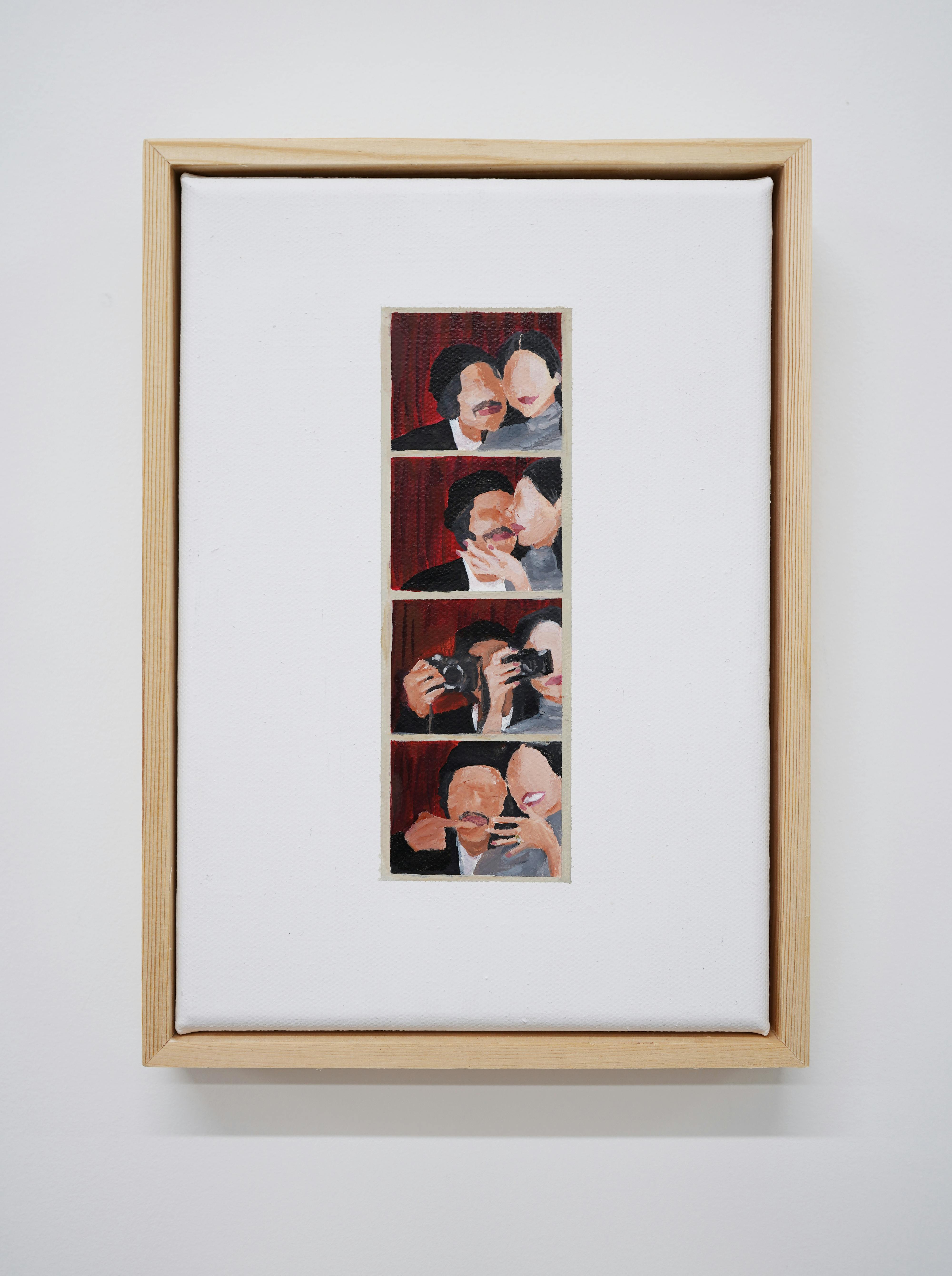 額装込】Tiny Memories (Lovers) Ⅰ：NARI（LITTLE FUNNY FACE） | OIL