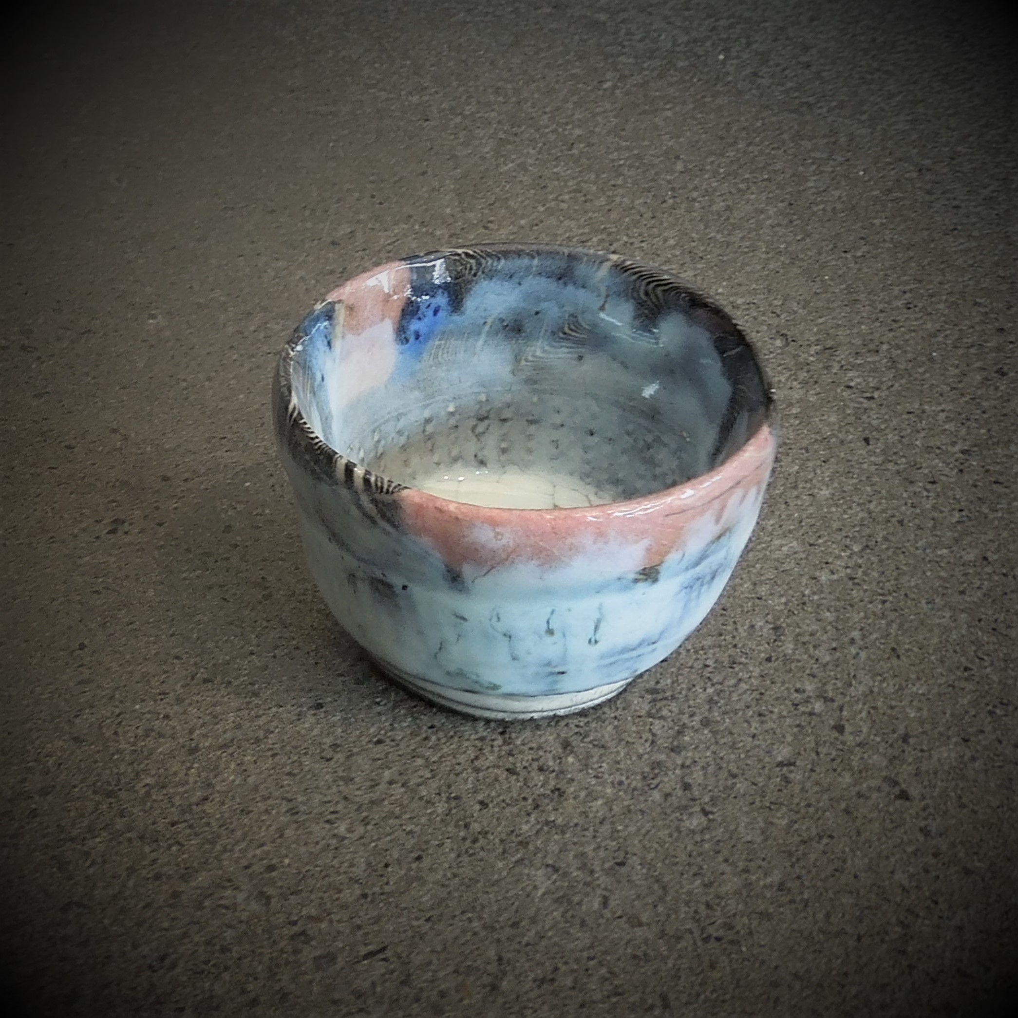 魚の宮】 山内瑠璃子 練り込み 大島窯 置物 魚の宮】 山内瑠璃子 練り