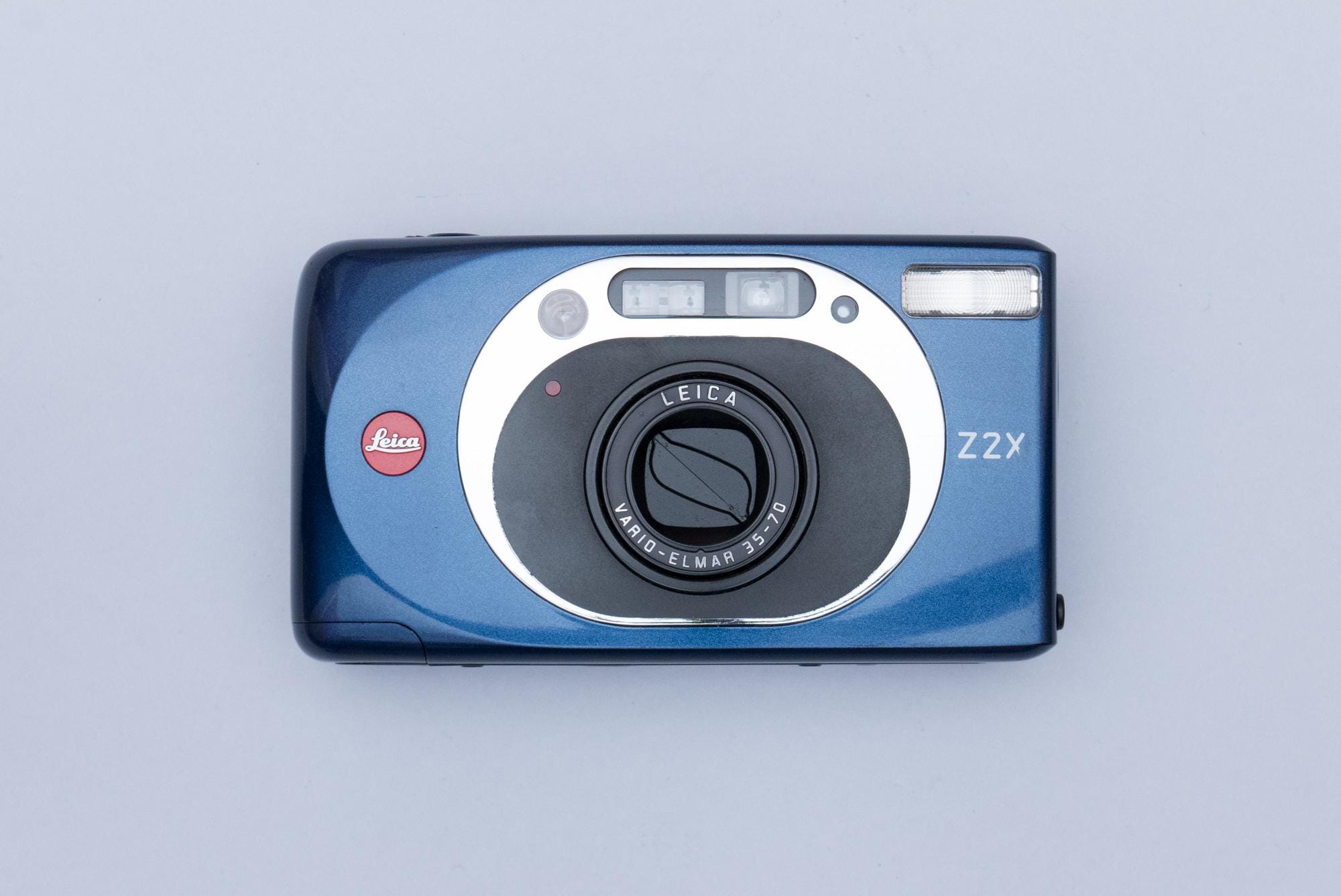 Leica Z2X Compact 35mm Point and Shoot Film Camera Blue – OHSOCULT