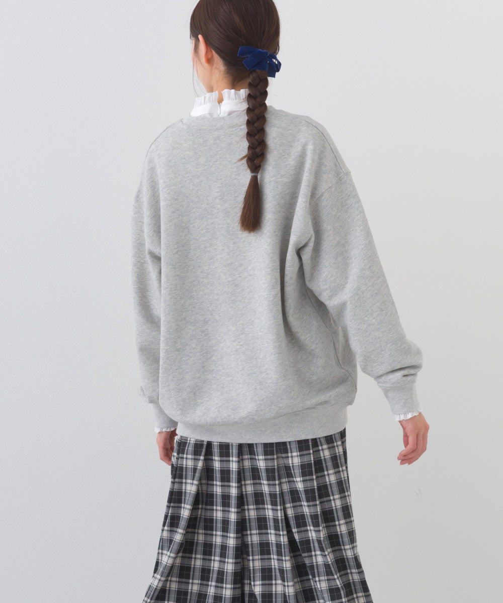 OMNES】テック裏毛 オーバーサイズロゴスウェットトップス MONTEREY UV