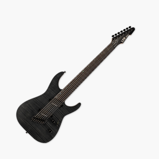 Olimpus Music | LTD M-1007 Multiscale – See thru black Satin finish