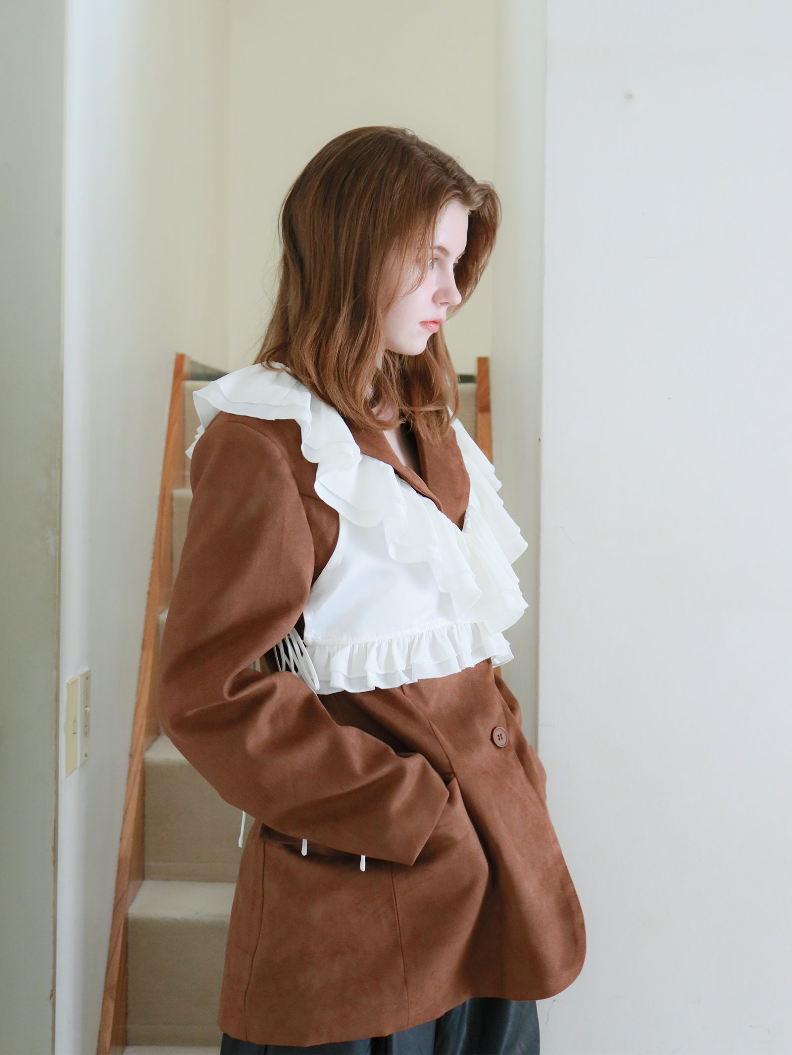 mic】ラッフルリボンビスチェ[セットアップ可能]