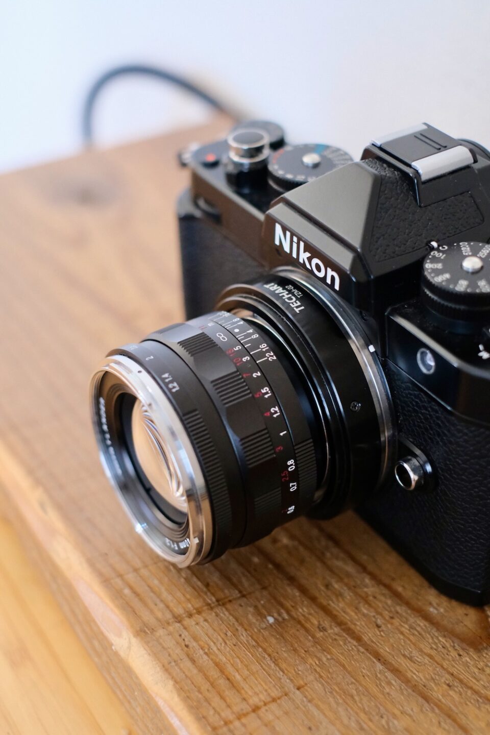 Voigtlander Nokton 40mm f1.2 VM + アダプター