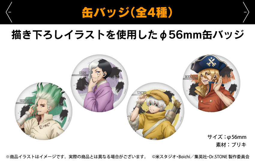 ONKYO DIRECT｜「Dr.STONE」描き下ろしイラスト 缶バッジ (七海龍水