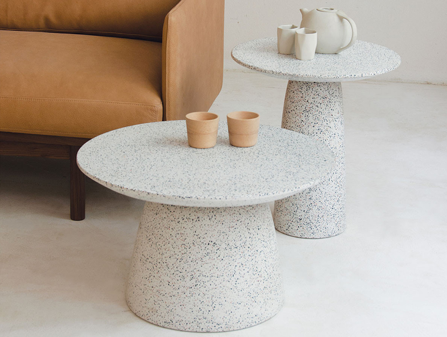 FLYMEe Villa エンドテーブル サイドテーブル ホワイト系 リゾート風