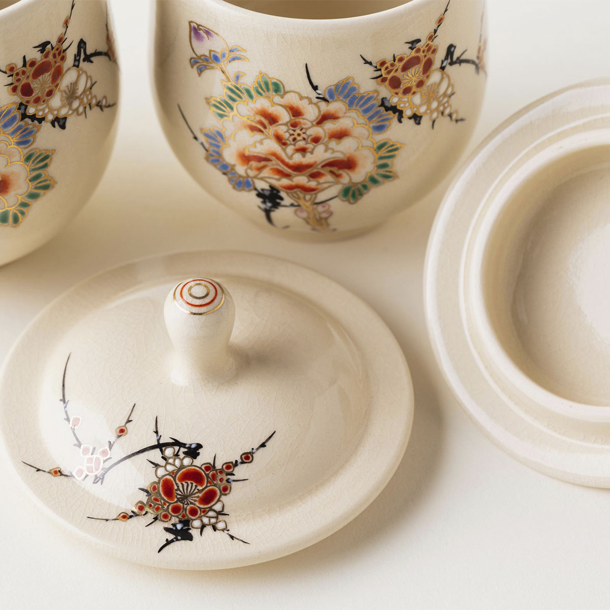 高級 薩摩焼 渓山窯 夫婦湯呑 高級 薩摩焼 渓山窯 夫婦湯呑