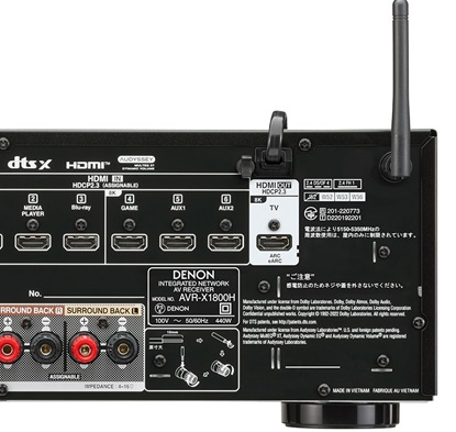 DENON AVR-X1800H 2025年購入 デノン、7.2ch AVアンプ「AVR-X1800H」を