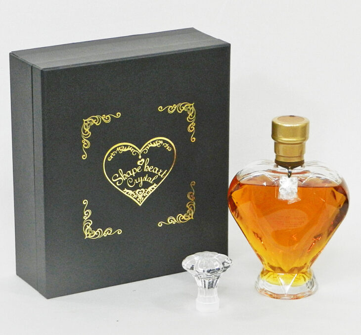 希少】Shape Heart Crystal コニャック空きボトル 500ml 希少】Shape