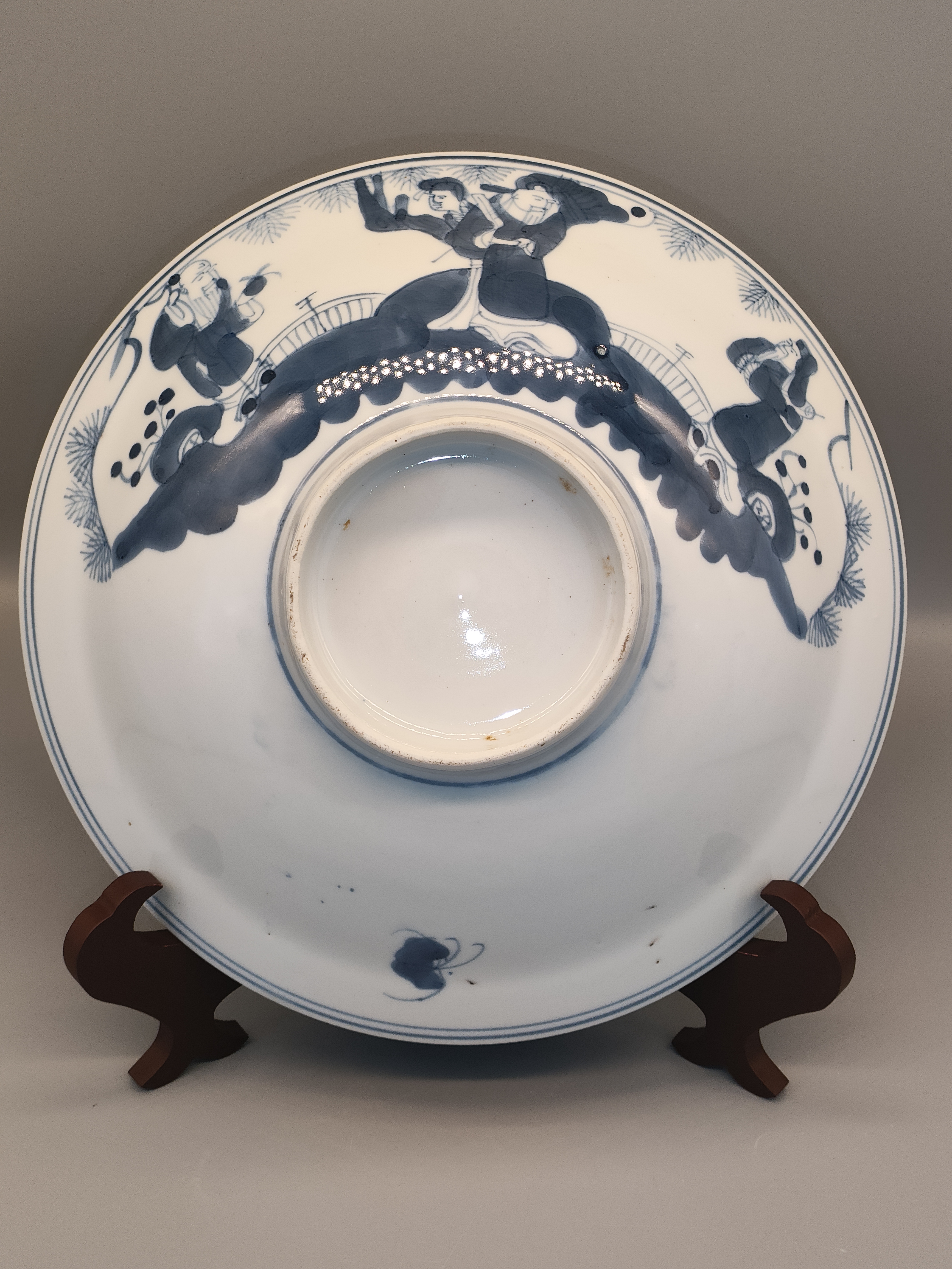 中国美術 青花 白抜 笹紋 段重 高18.5cm 清(K-LC670) 【公式通販】