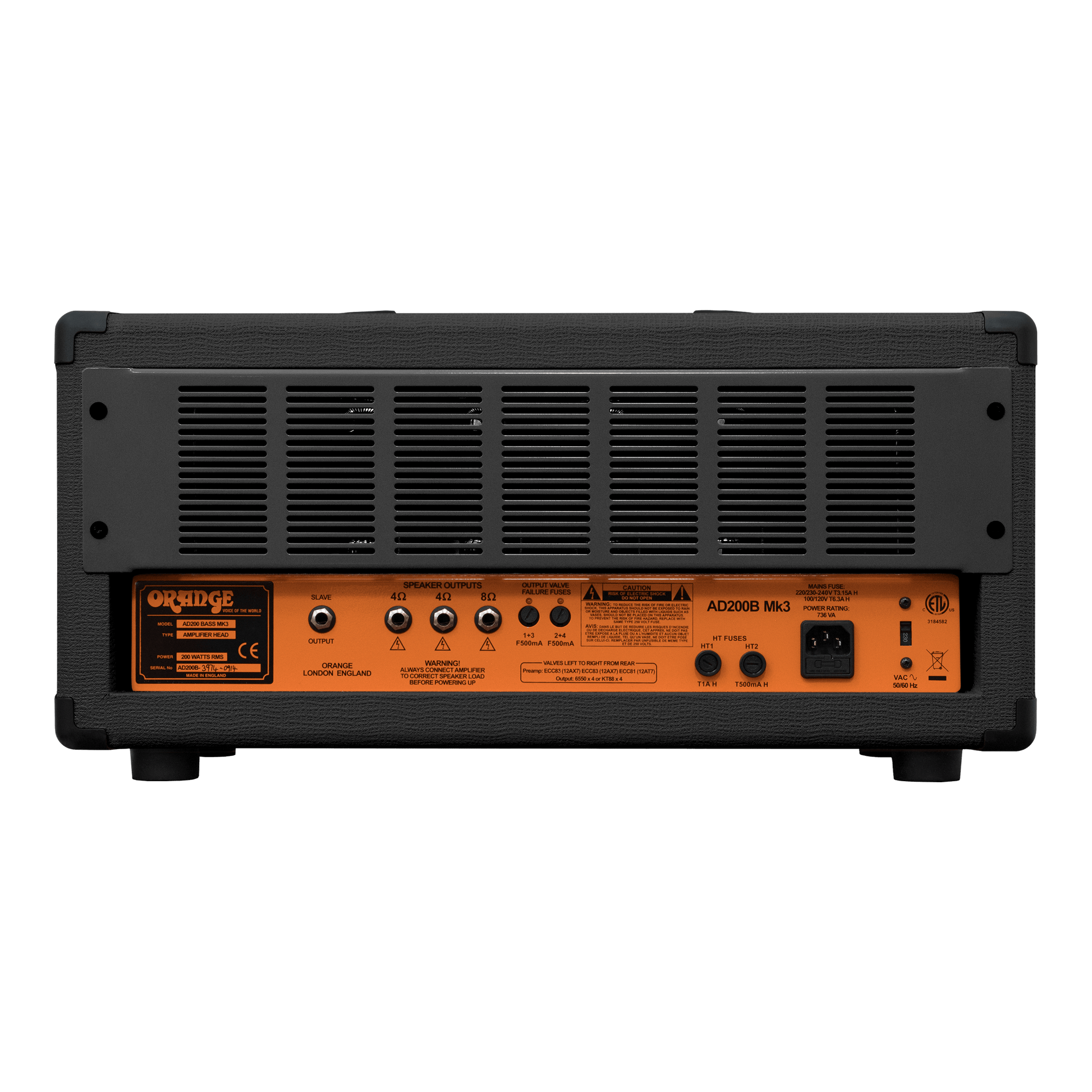 AD200 MKIII Head – Orange Music Electronic Co Ltd