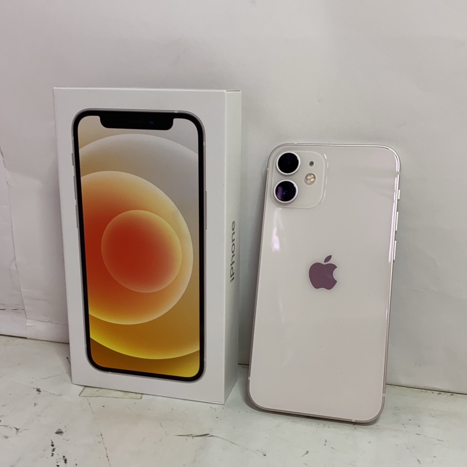 iPhone 12 mini (128GB) 美品＊ホワイト 公式 超美品】iPhone 12 mini