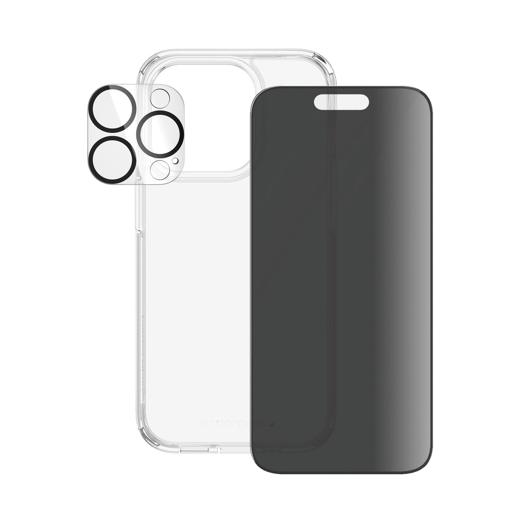 PanzerGlass® 3-in-1 Privacy Bundle iPhone 15 Pro