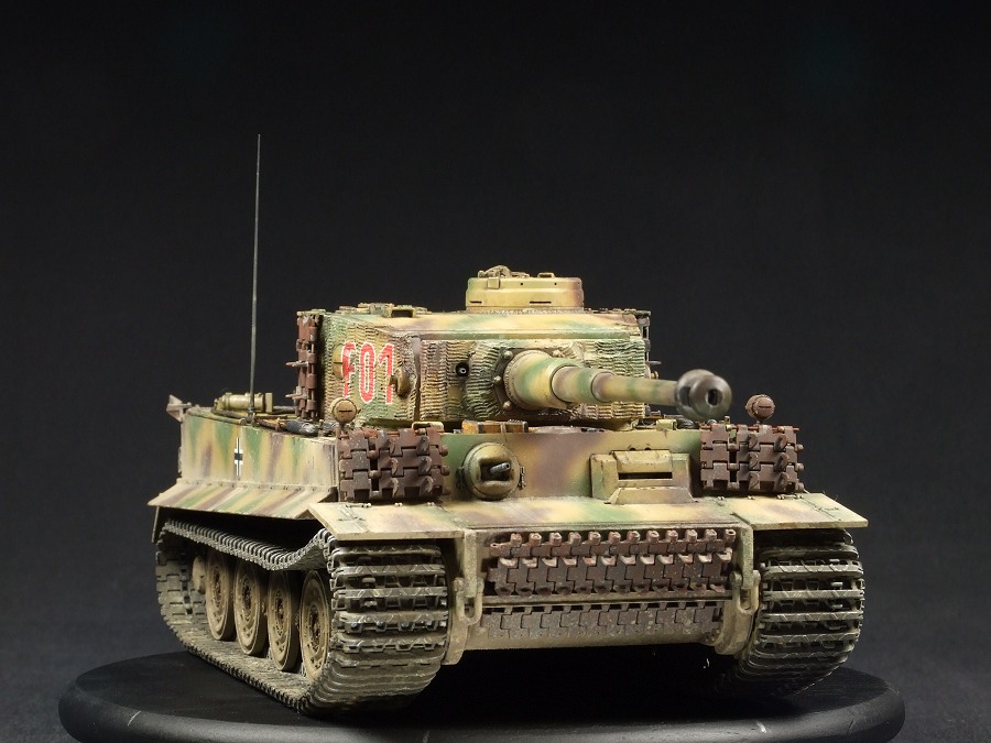 ジオラマ ティーガー1 ティーガーI フェールマン戦隊 F01号車/ 戦車