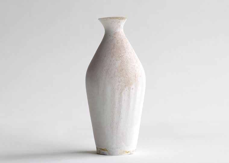 白磁徳利 白磁 花生 薪窯白磁 徳利 | Works | 田淵太郎 | panorama