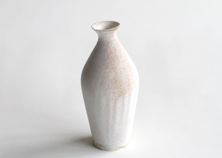 若尾経 定窯徳利 白磁 若尾経 定窯徳利 白磁