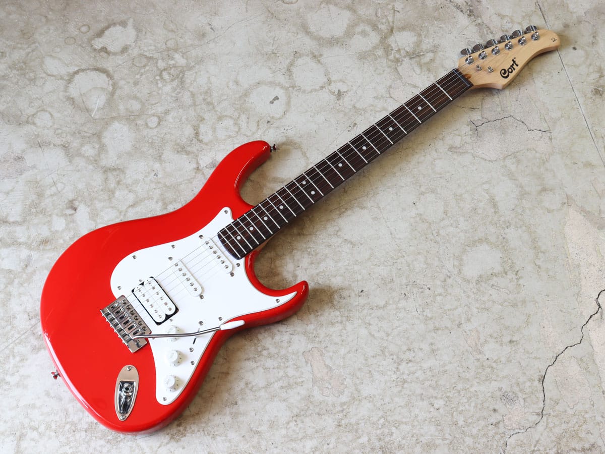 Cort ストラト エレキギター赤
