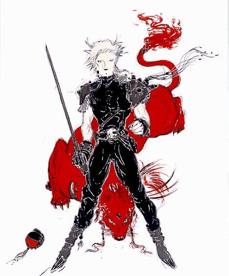 天野喜孝 クラウド 鉄馬（ハーレー）