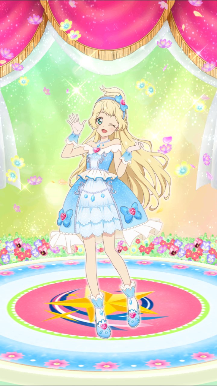 く*み様 アイカツスターズ 白鳥ひめ スワンレイクブルーコーデ アイ