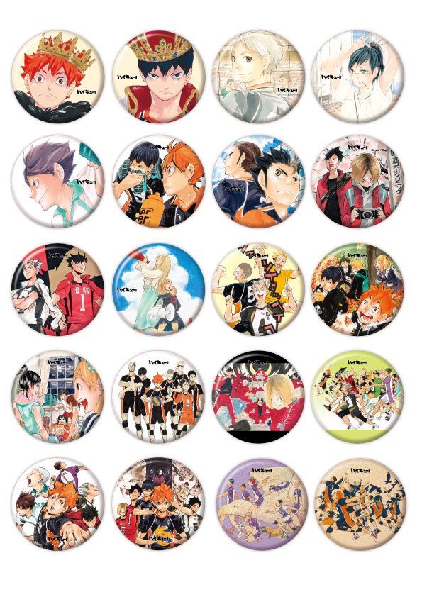 ☆再入荷情報☆ 『ハイキュー!!』 コレクション缶バッジ第3弾 各350円+