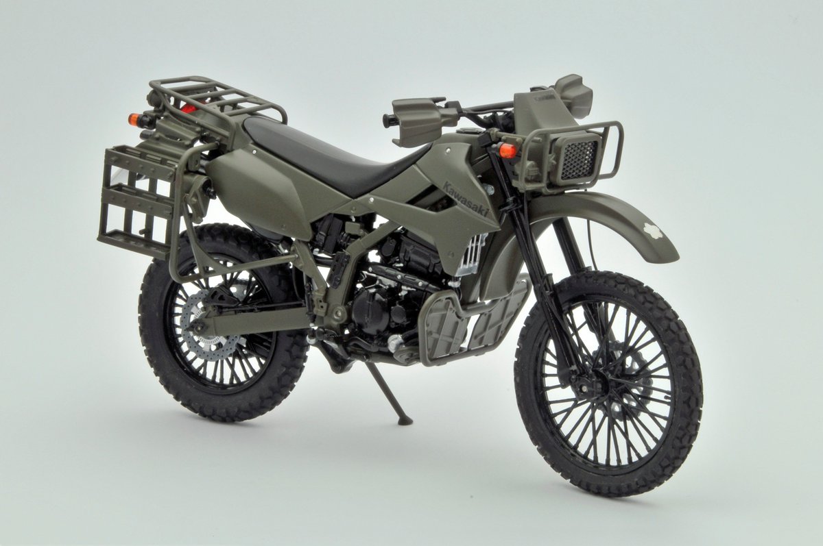 新製品情報】 陸上自衛隊 偵察オートバイ カワサキ KLX250(5月発売予定