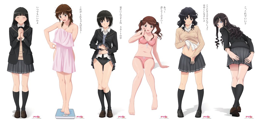 アマガミss 【特大スイート・シチュエーション布ポスター4種セット】未