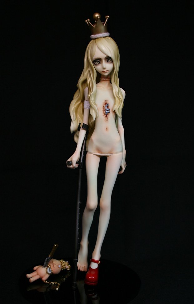 植物少女園 永遠の国のアリス コールドキャスト完成品 原型 石長櫻子