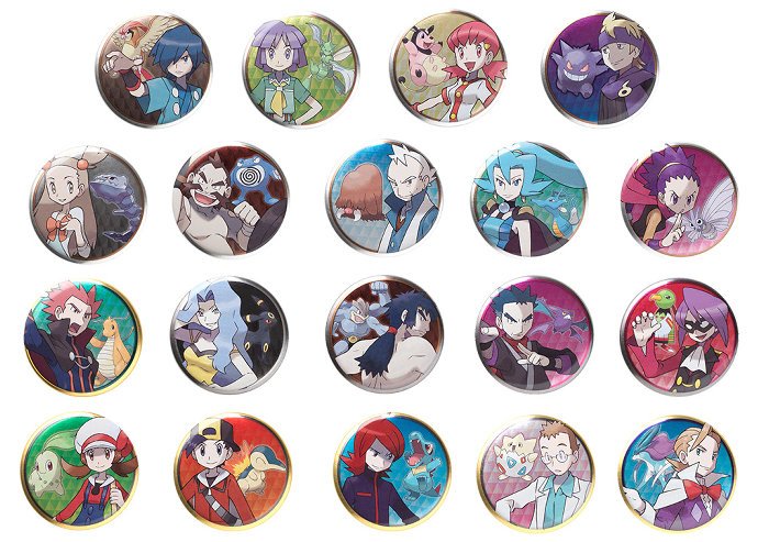 ポケモン缶バッジコレクション ジョウト編 4個セット ポケモン 缶