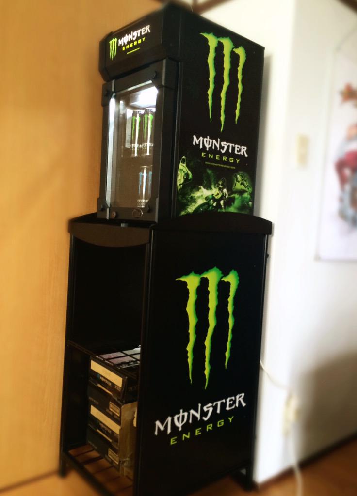 Monster energy モンスターエナジー 冷蔵庫 モンエナ