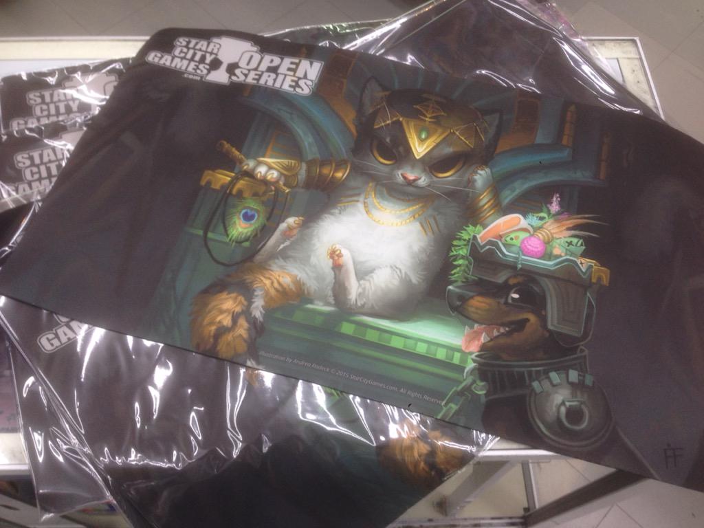 MTG SCG STAR CITY GAMESプレイマット 猫タシグル 未開封品 タシグル