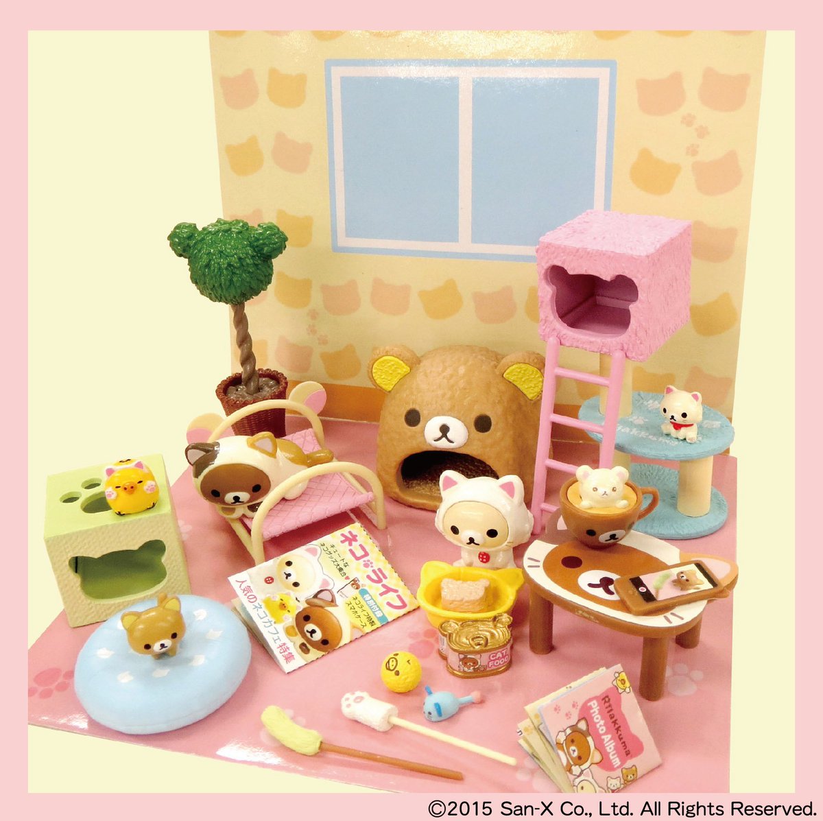 リーメント リラックマ のんびりネコカフェ，すみっこぐらし すみっコ