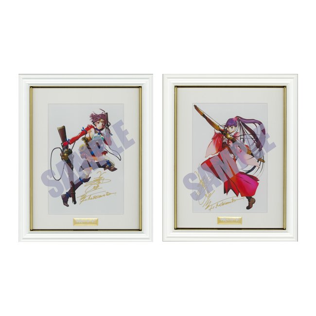 直筆サイン入複製原画 甲鉄城のカバネリ 想春 美樹本春彦 無名 直筆