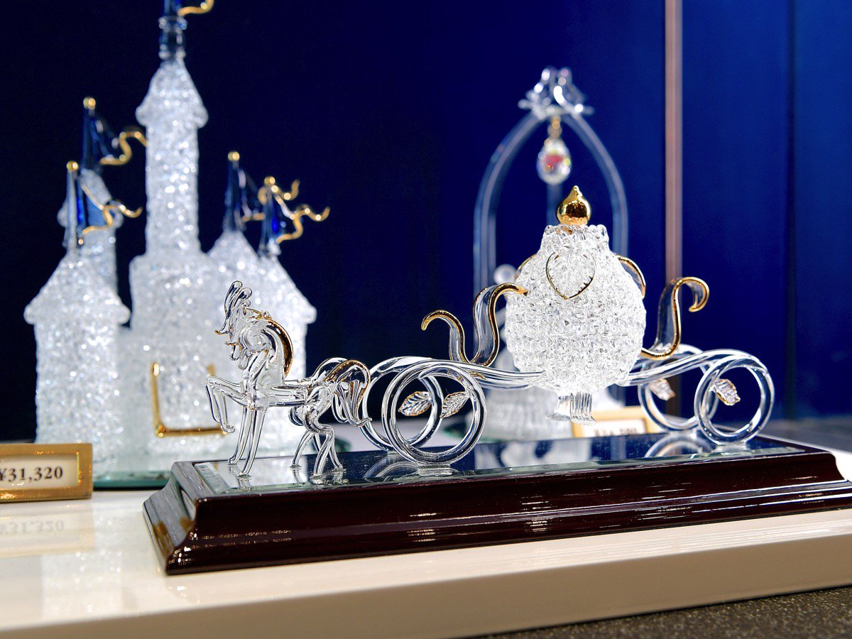 ディズニーランド シンデレラ城 ガラス細工 ドラゴン 龍 【公式通販】