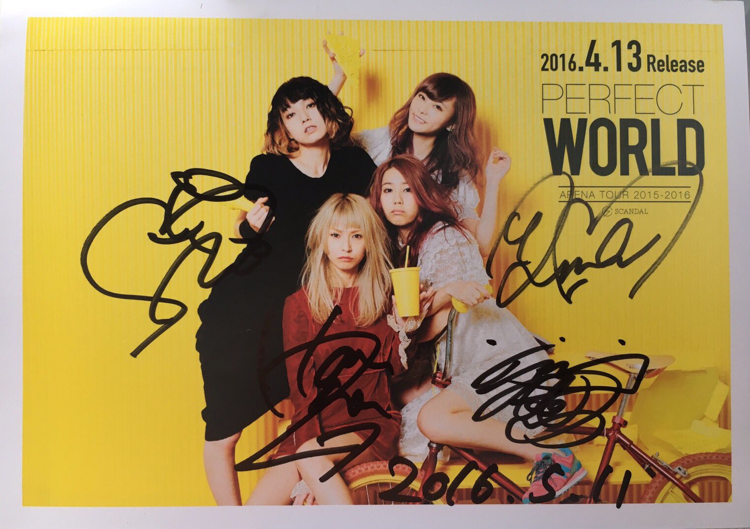 SCANDAL 直筆サイン入り写真 DVD ポスター セット 【公式通販】