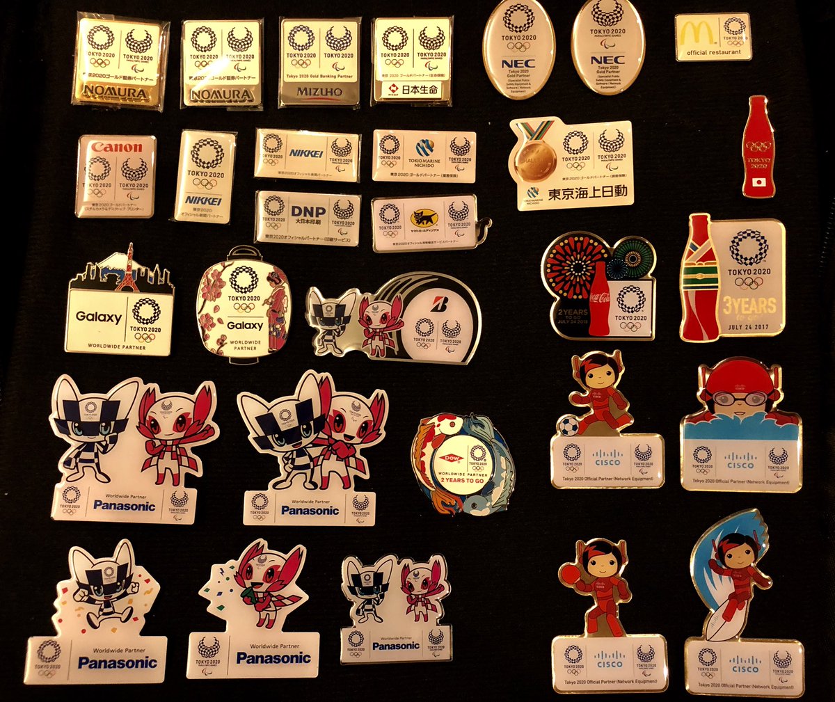 東京オリンピック パラリンピック 明治 ピンバッジ ピンズ 販売 明治