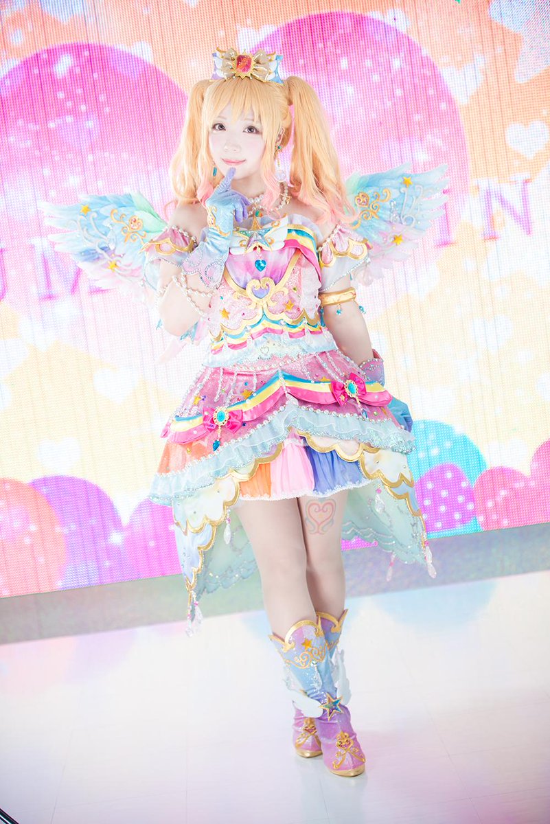 コスプレ】 《アイカツスターズ！》 ＊レインボーエトワールコーデ